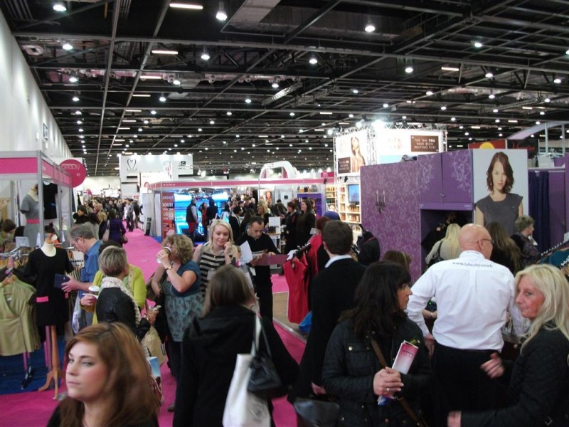Crowds at Professional Beauty show