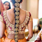 Long jewelled braided hair