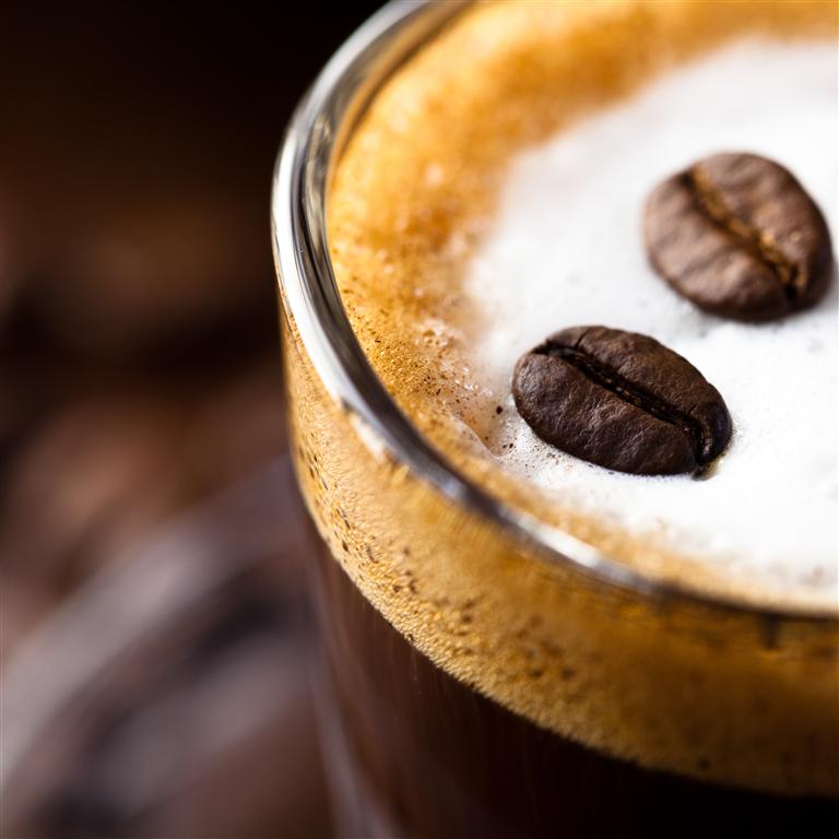 A beautiful cup of coffee