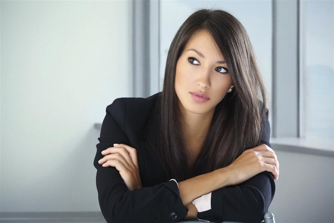 model looking professional