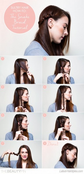 The Snake Braid Hair Tutorial 
