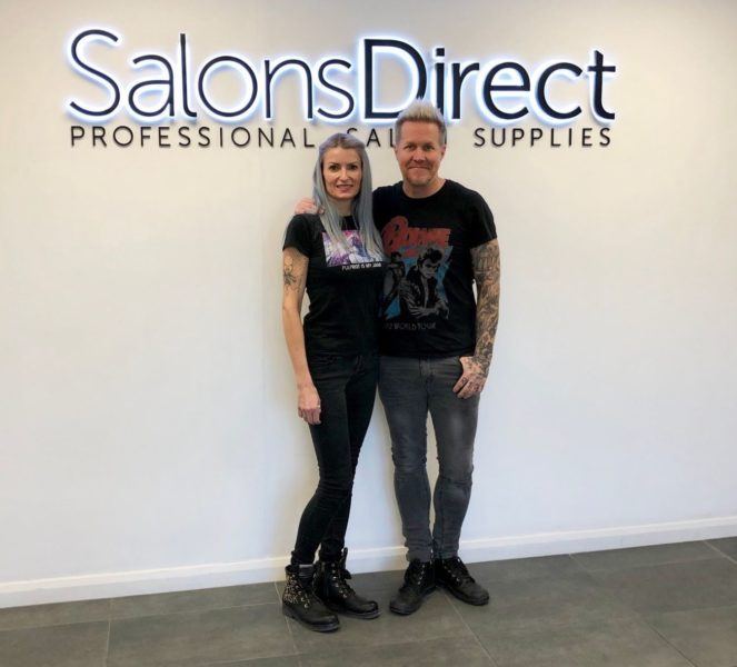 Pulp Riot hair colour smashes it in the UK 4 David and Alexis Thurston founders of Pulp Riot at Salons Direct HQ
