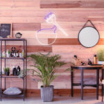 SimplyHair Neon Sign BOWL AND BRUSH ROOM 3