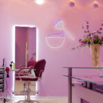 SimplyHair Neon Sign BOWL AND BRUSH room 4