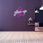 SimplyHair Neon Sign GLOW UP ROOM 5