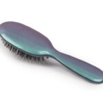 rock and ruddle hairbrush green and purple shimmer small Medium