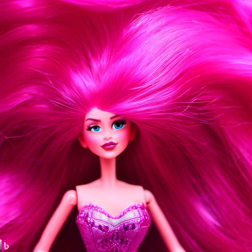 Barbie AI image