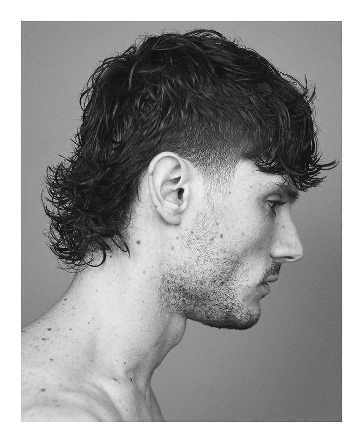 Model with Mullet