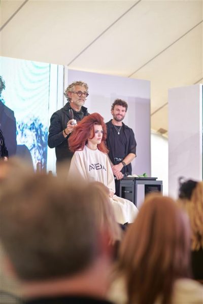 Aveda Celebrates Change and Creativity at Autumn Equinox Event 11 Christophe P and Model