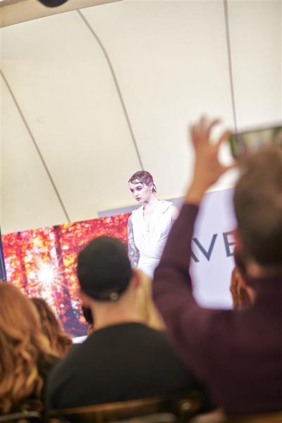 Aveda Celebrates Change and Creativity at Autumn Equinox Event 4 Runway model